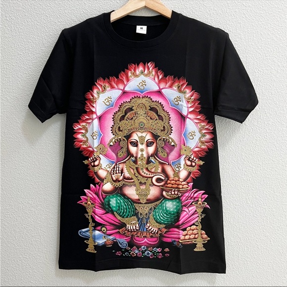 Thai Ganesh Phra Phikanet Graphic T-shirt - Picture 1 of 4